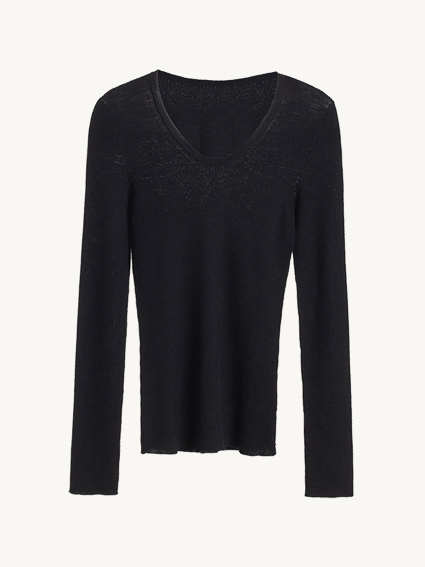 Slim-Fit U-Neck Wool Base Layer