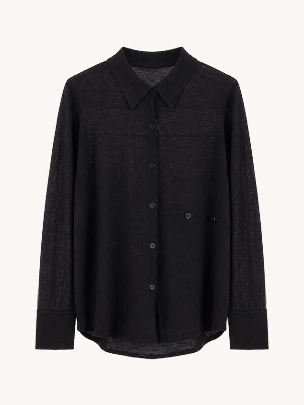 Minimalist Panel Detail Cardigan
