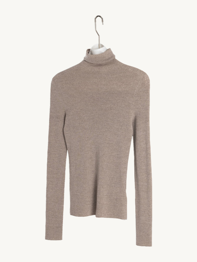 Classic Turtleneck Knit Base Layer