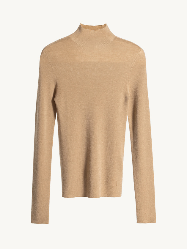Fine-Gauge Seamless Wool Turtleneck - Image 3