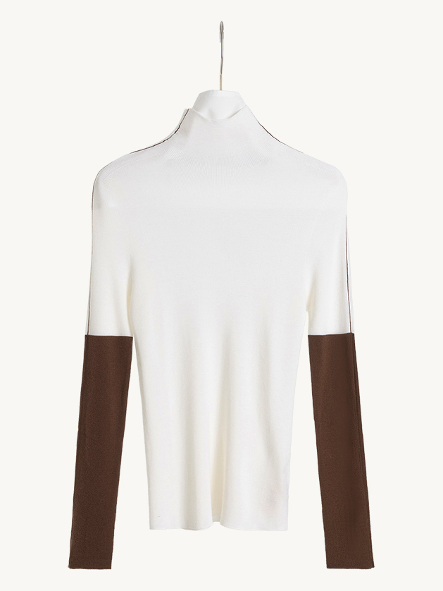 Contrast Sleeve Wool Base Layer - Image 2