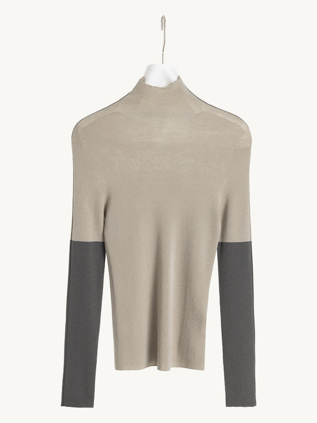 Contrast Sleeve Wool Base Layer - Image 3