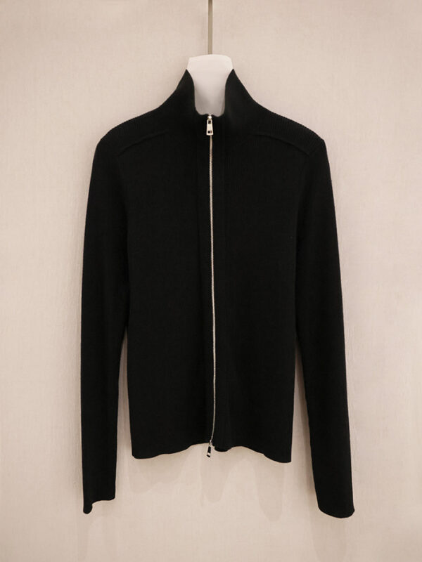 Stretch Zip-Up Slim-Fit Cardigan