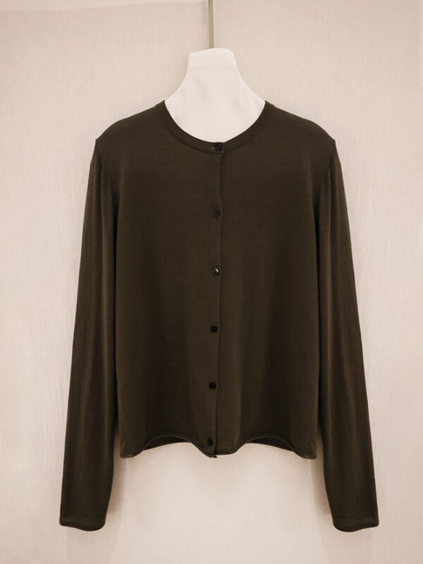 Rolled Hem Cardigan